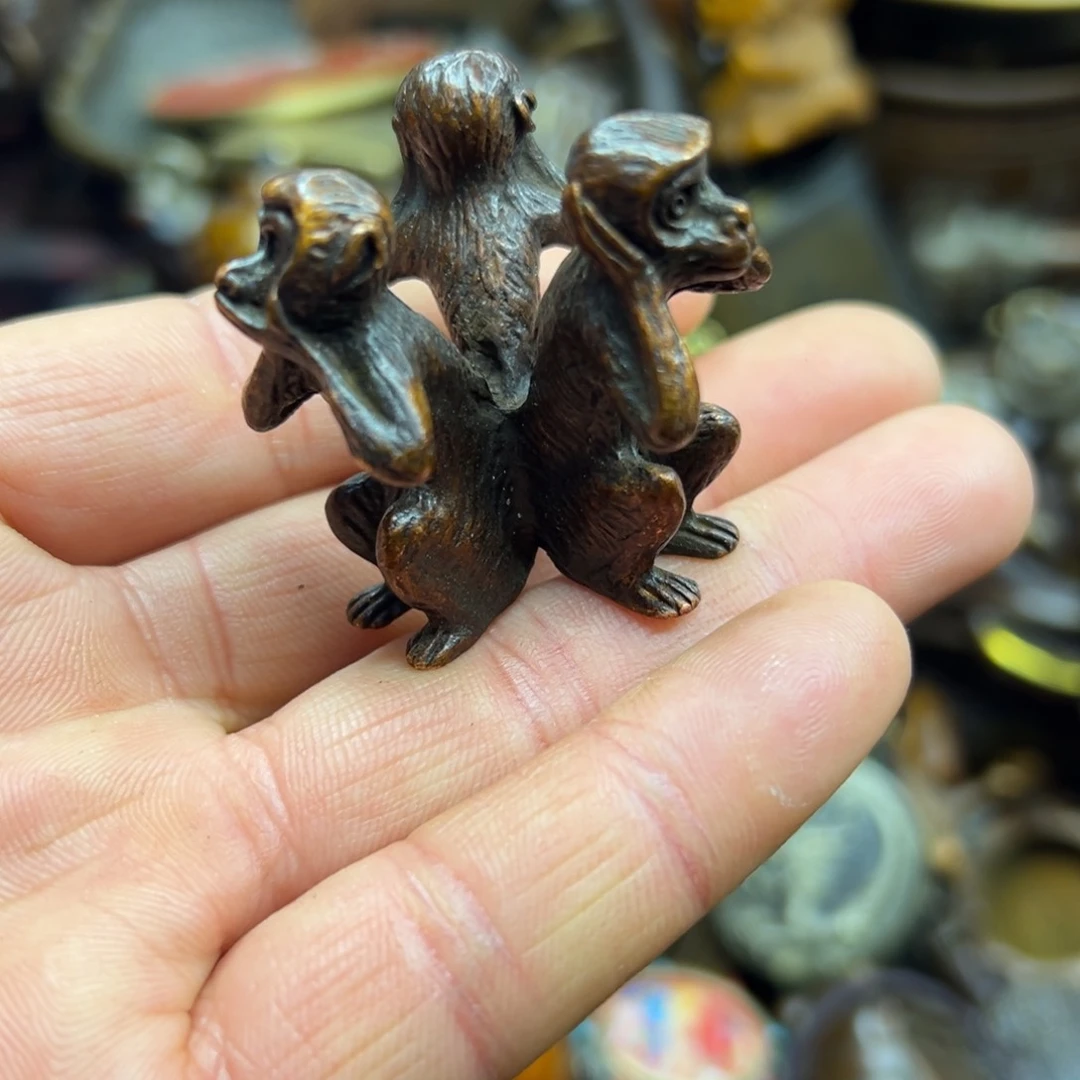 铜摆件欢迎欢迎你