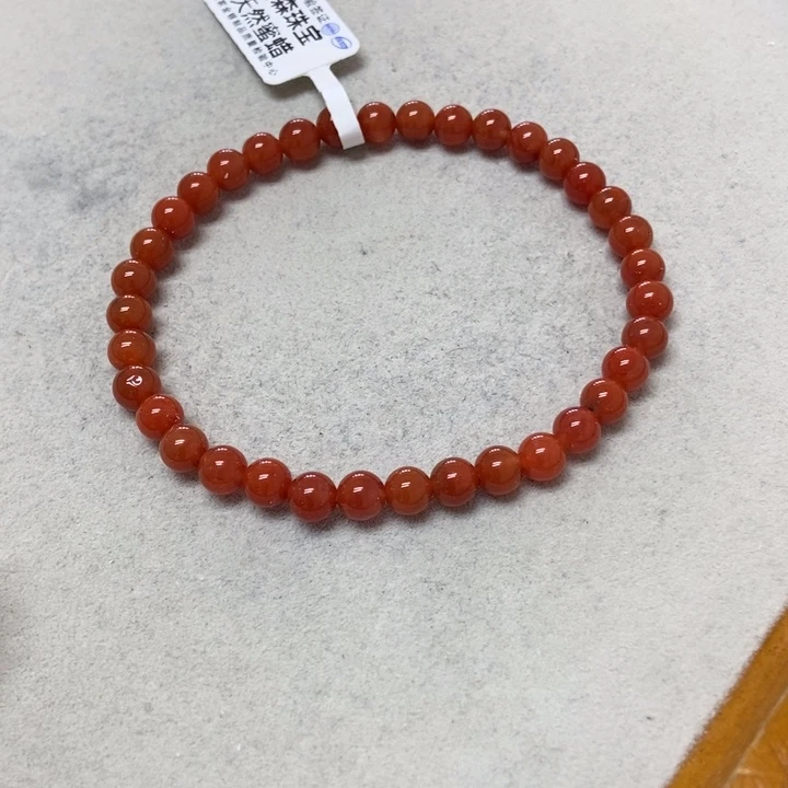 南红玛瑙手串未镶嵌手串