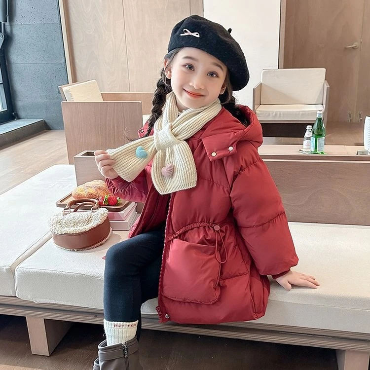 女童棉服外套冬季新款2025儿童洋气加厚棉衣保暖女宝宝冬装棉袄潮