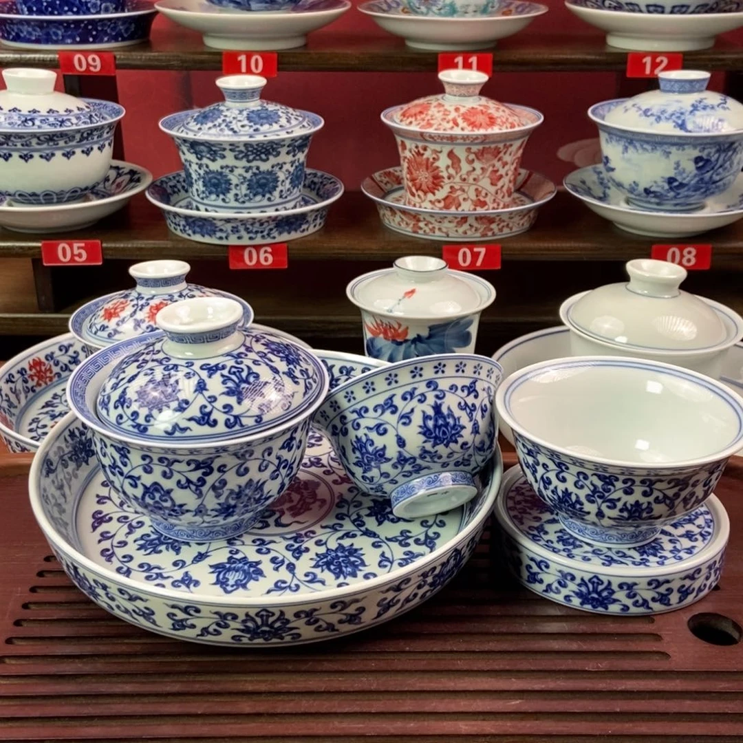 景德镇陶瓷五件套套装