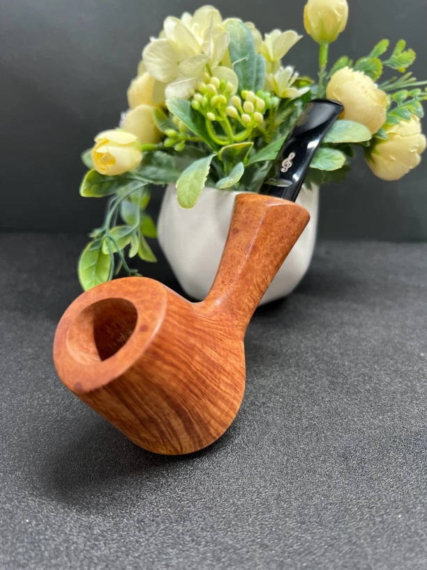 意大利音乐家烟斗火焰一音级别手工石楠木烟斗