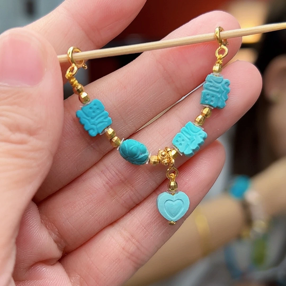 未镶嵌绿松石珠宝奇石