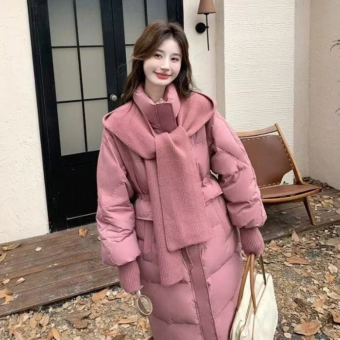 D4百搭保暖加厚休闲大被子羽绒服韩版编码大码羽绒服
