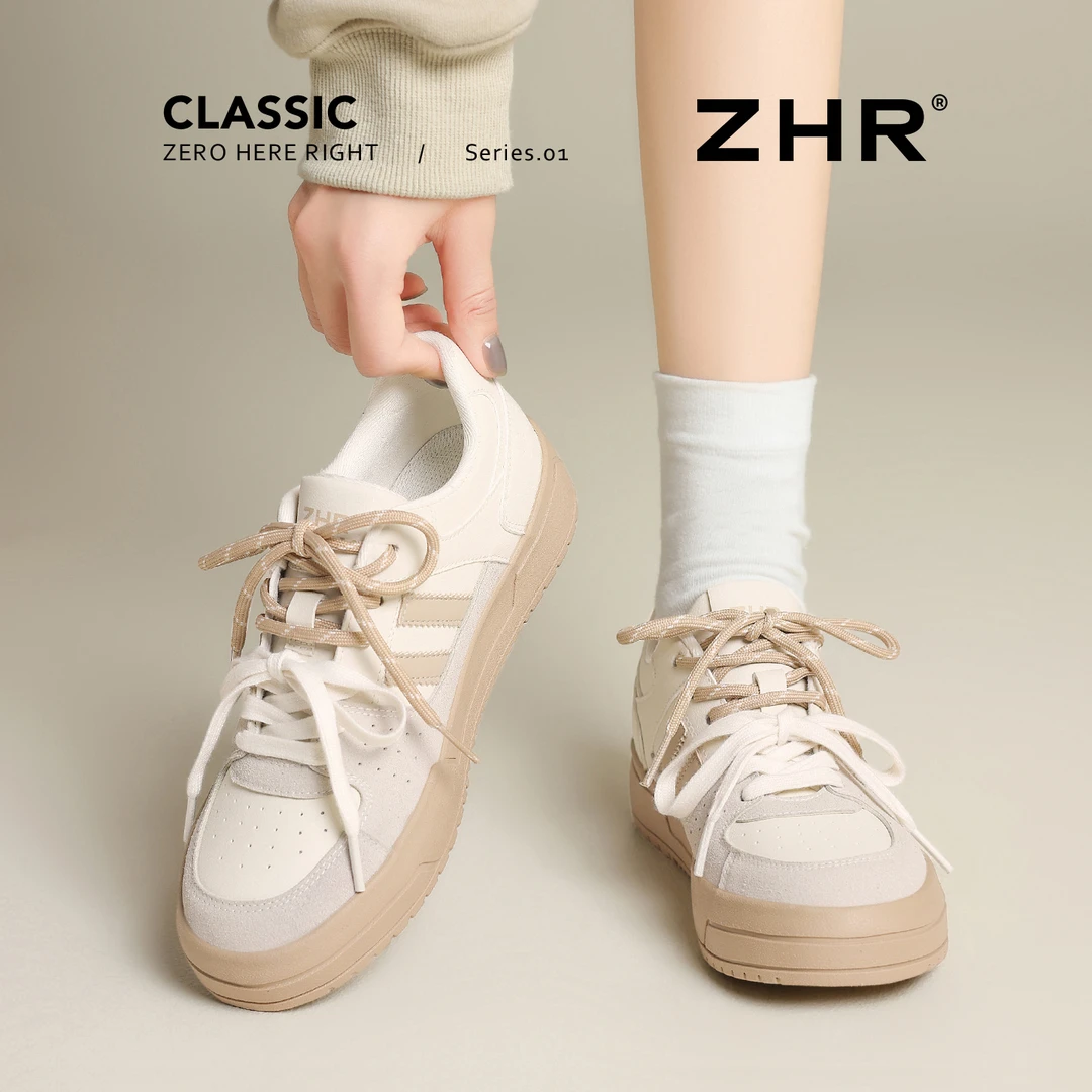 小白鞋子女款爆款2025新款韩版软底休闲板鞋复古百搭小个子德训鞋