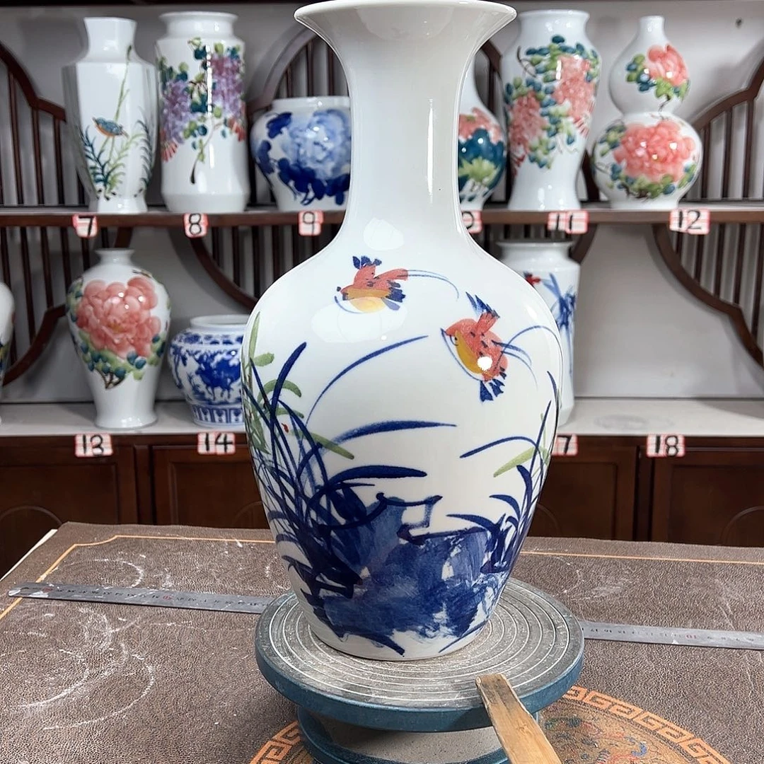 摆件景德镇陶瓷棒玉