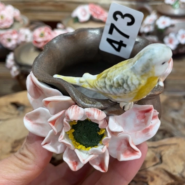 手工制作陶瓷茶具茶杯青蛙