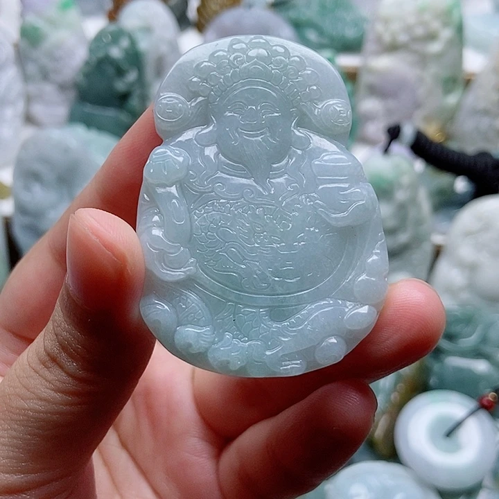 翡翠未镶嵌吊坠(不含链)1