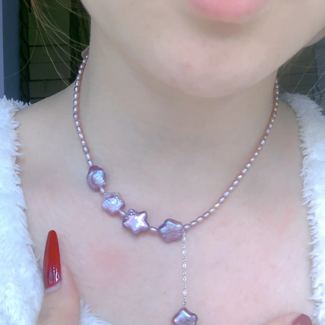 银S925镶嵌耳饰淡水珍珠