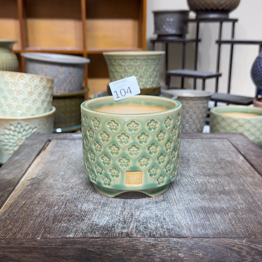 手工花盆 104 内口口径 8.5 cm