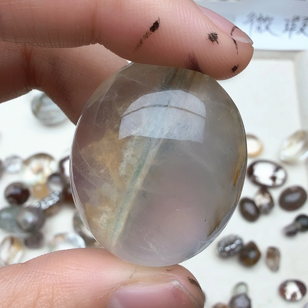 f****未镶嵌珠宝半成品紫晶