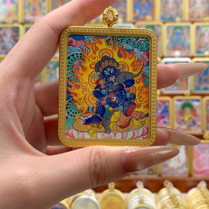 吊坠般若唐卡非遗传承