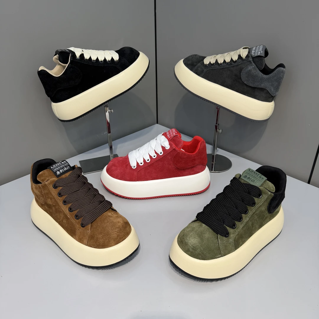 2026年男士春季新款舒适日常小众青春个性百搭时尚潮鞋（皮鞋尺码）