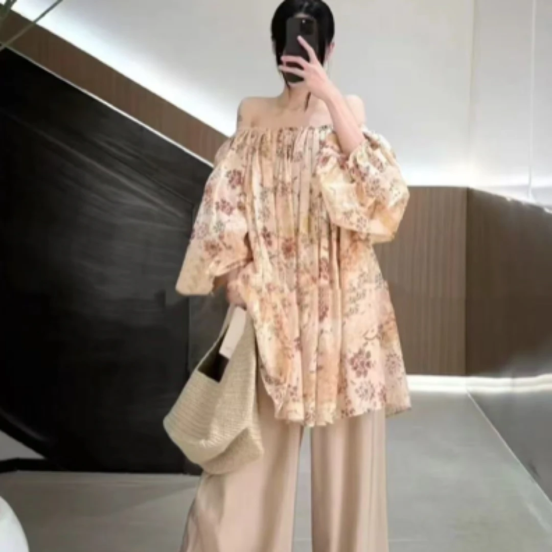 09 波西米亚桑蚕丝印花衬衣