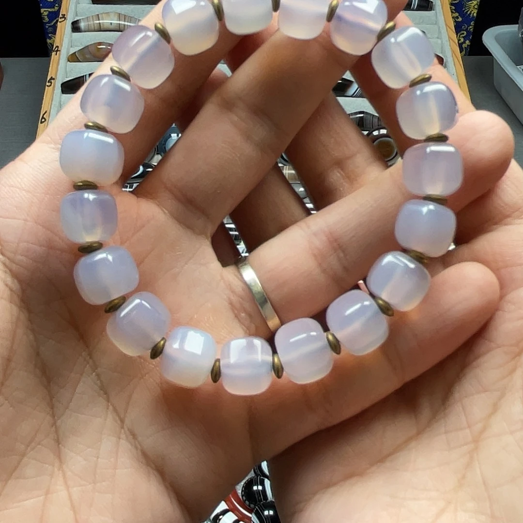 玛瑙/玉髓手串未镶嵌小****