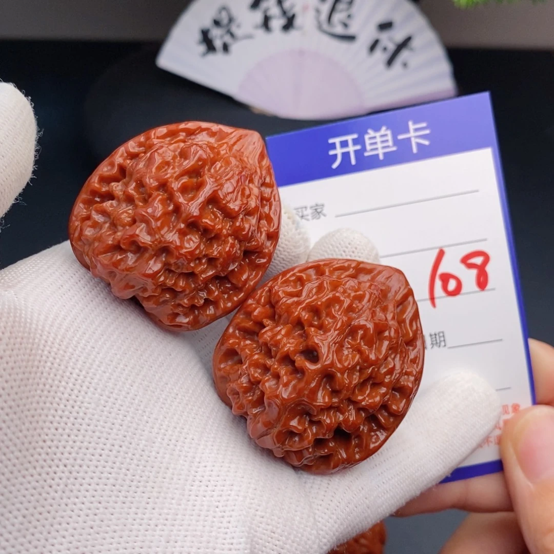 把件文玩核桃39官帽108