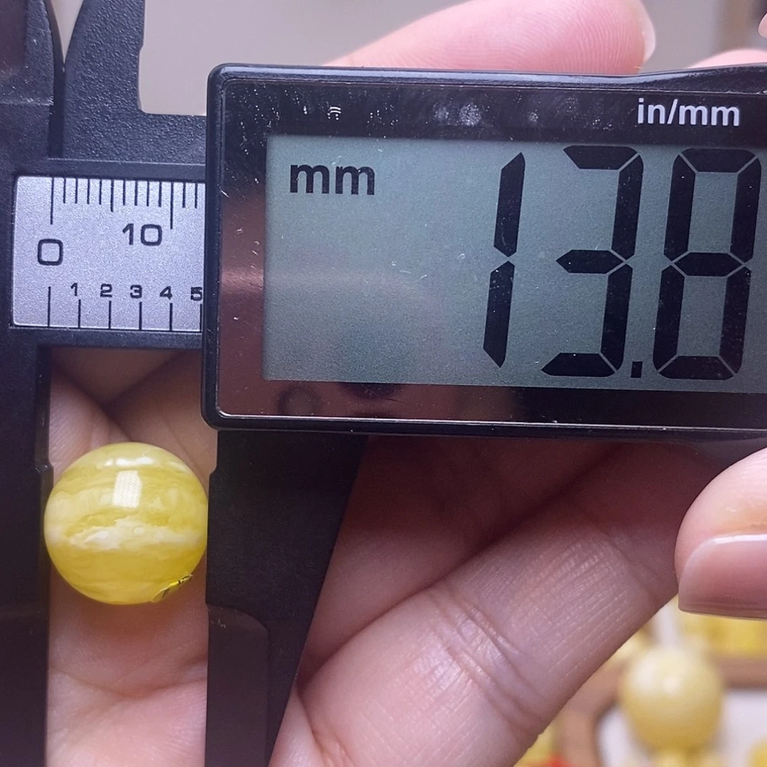 未镶嵌琥珀裸石6**1蜜蜡圆珠