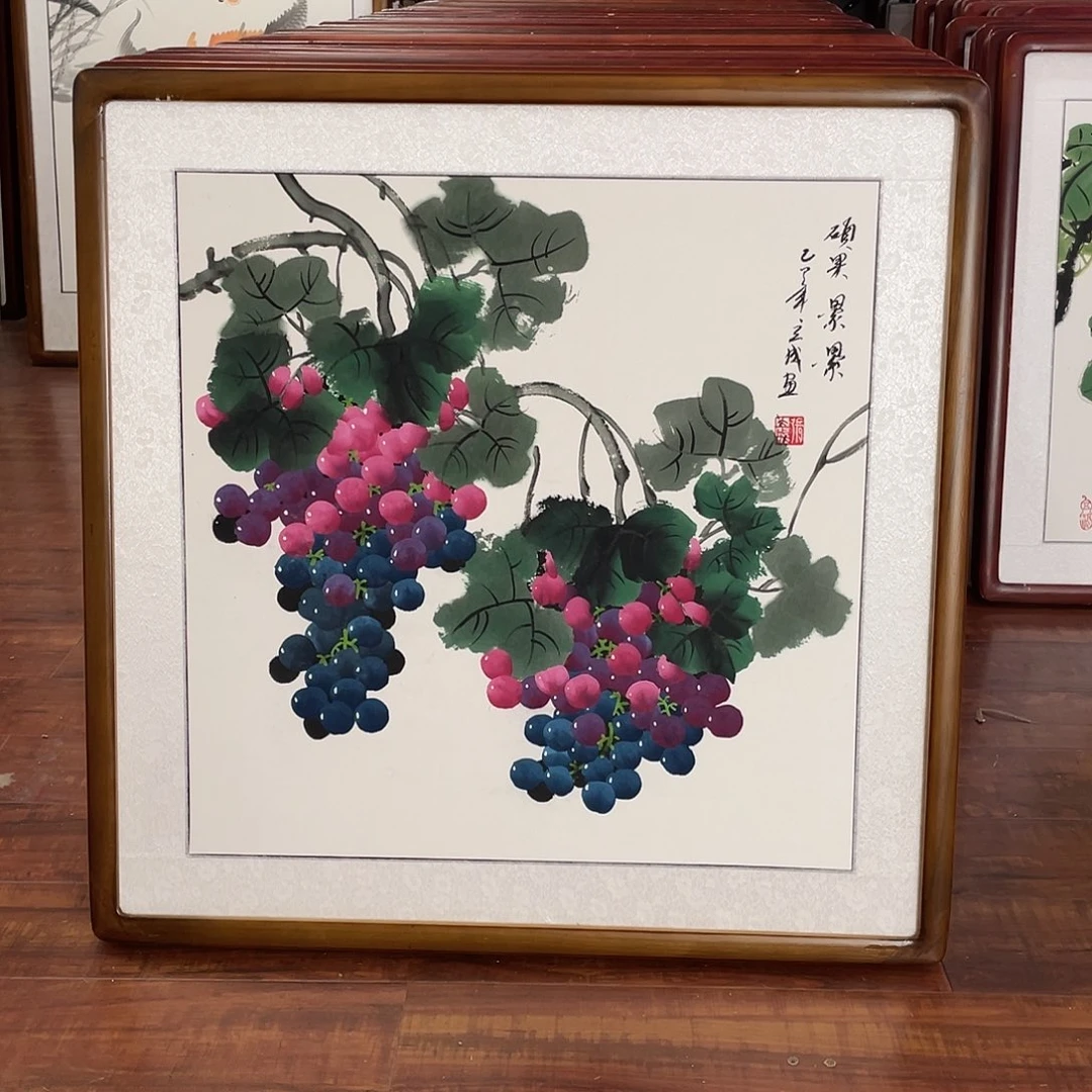 国画带框尺寸63*63厘米