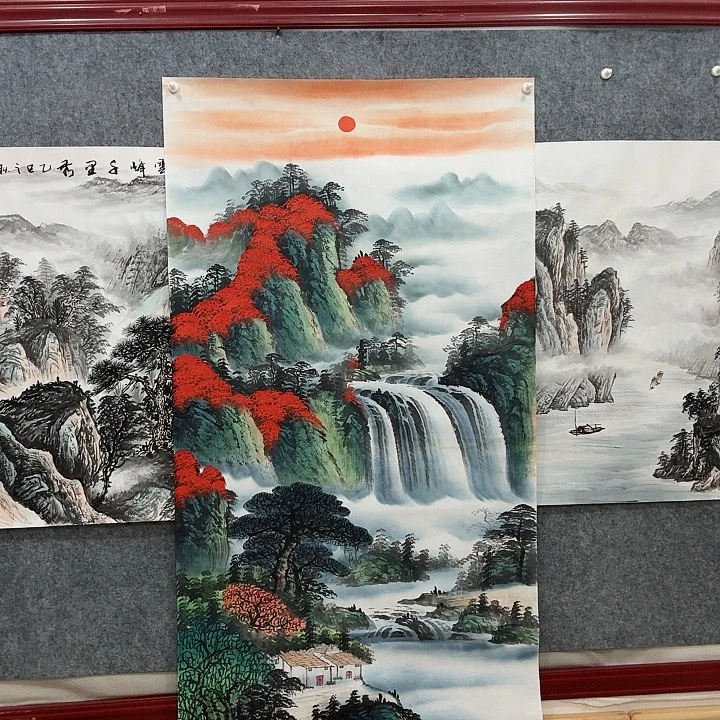 国画手绘国画鸿运当头