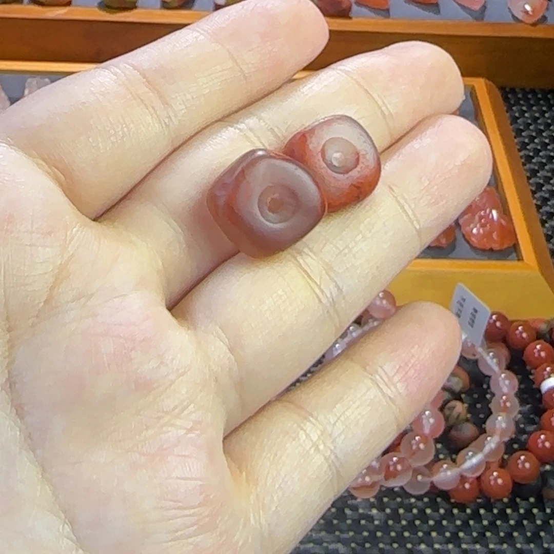 未镶嵌南红玛瑙珠宝半成品藏扣组合