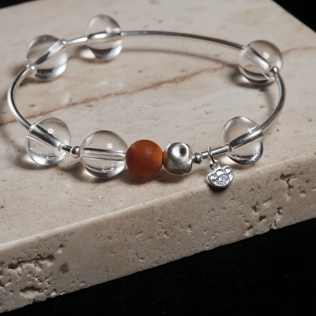 【靓晶晶】百搭素雅女神设计感水晶手串（多样性发货）