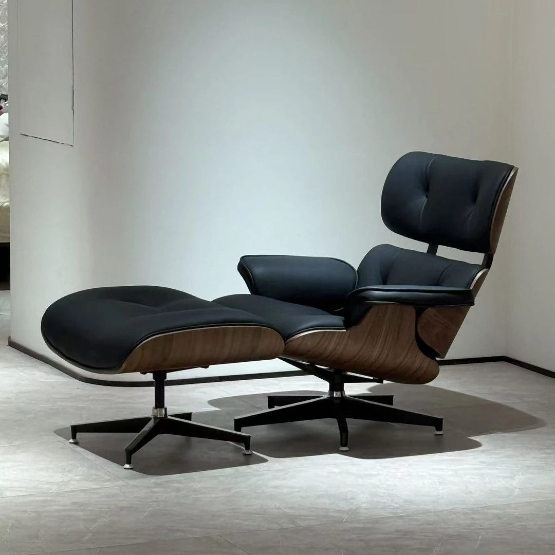 XY607伊姆斯躺椅"躺椅：  900*860*810 脚踏：660*500*430"