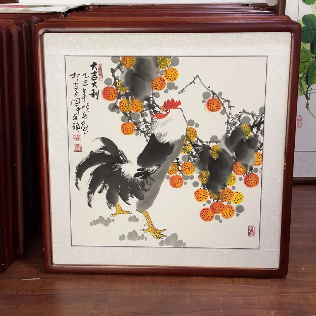 国画带框尺寸63*63厘米