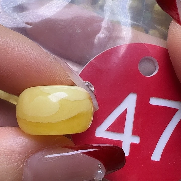 蜜蜡未镶嵌珠宝奇石15mm墩子