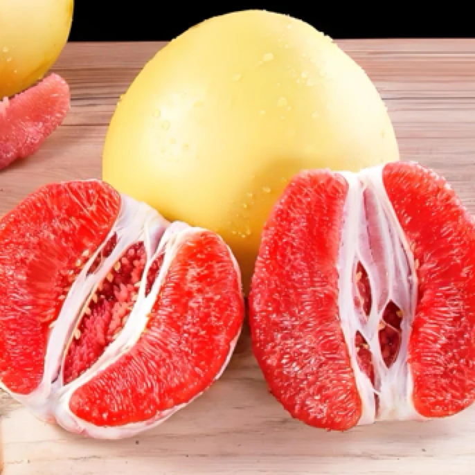 【无干水】云南三红好柚到手三斤左右一颗