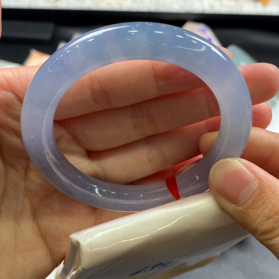 翡翠未镶嵌手镯35号