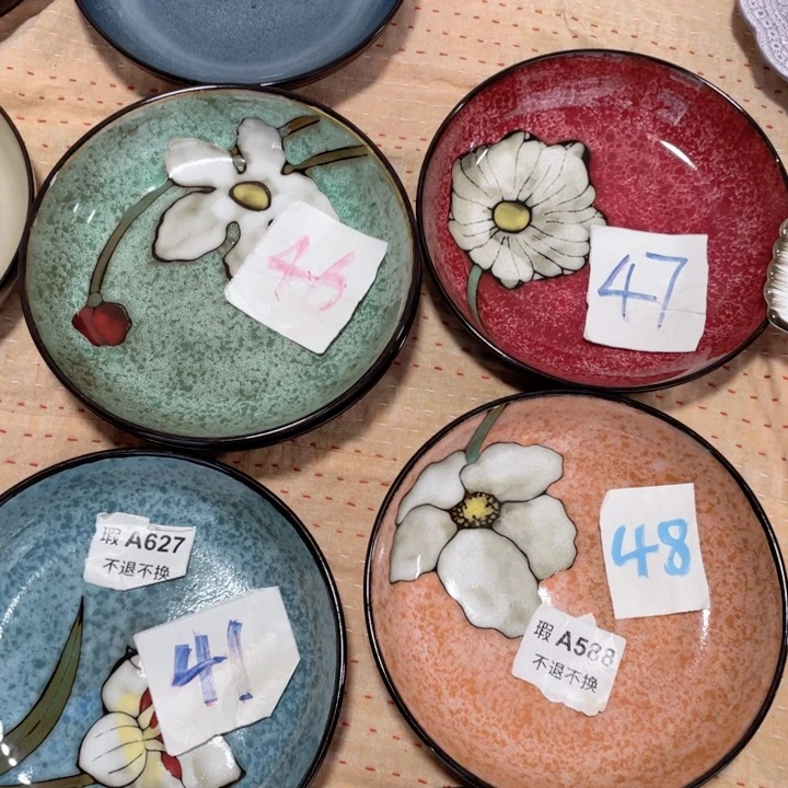 瓷片4只混色微瑕福利价格