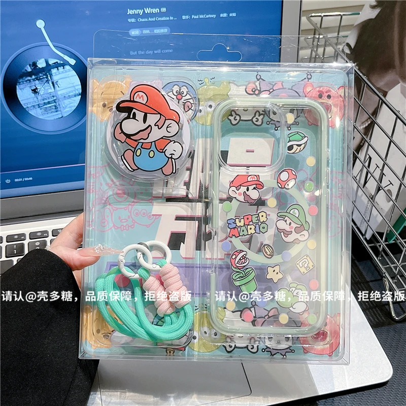 炫彩磁吸适用苹果16/iPhone/华为手机壳防摔15promax爆款pura70潮