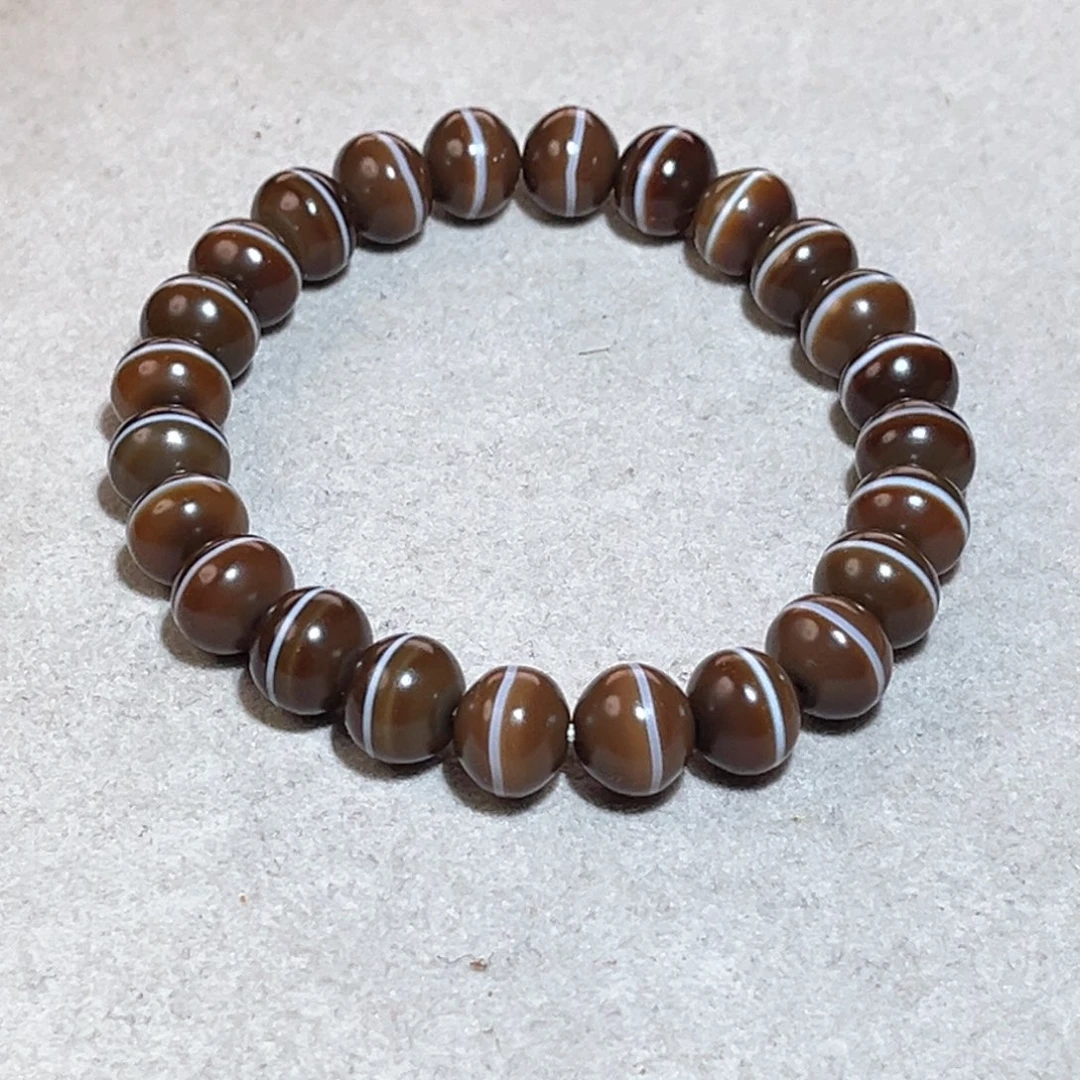 玛瑙/玉髓单珠未镶嵌