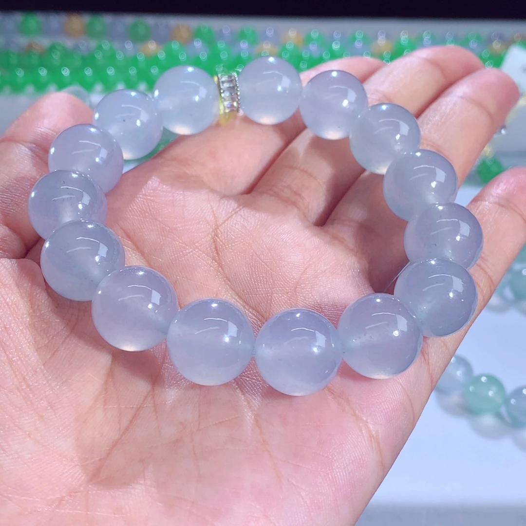 翡翠未镶嵌手链天然缅甸A货