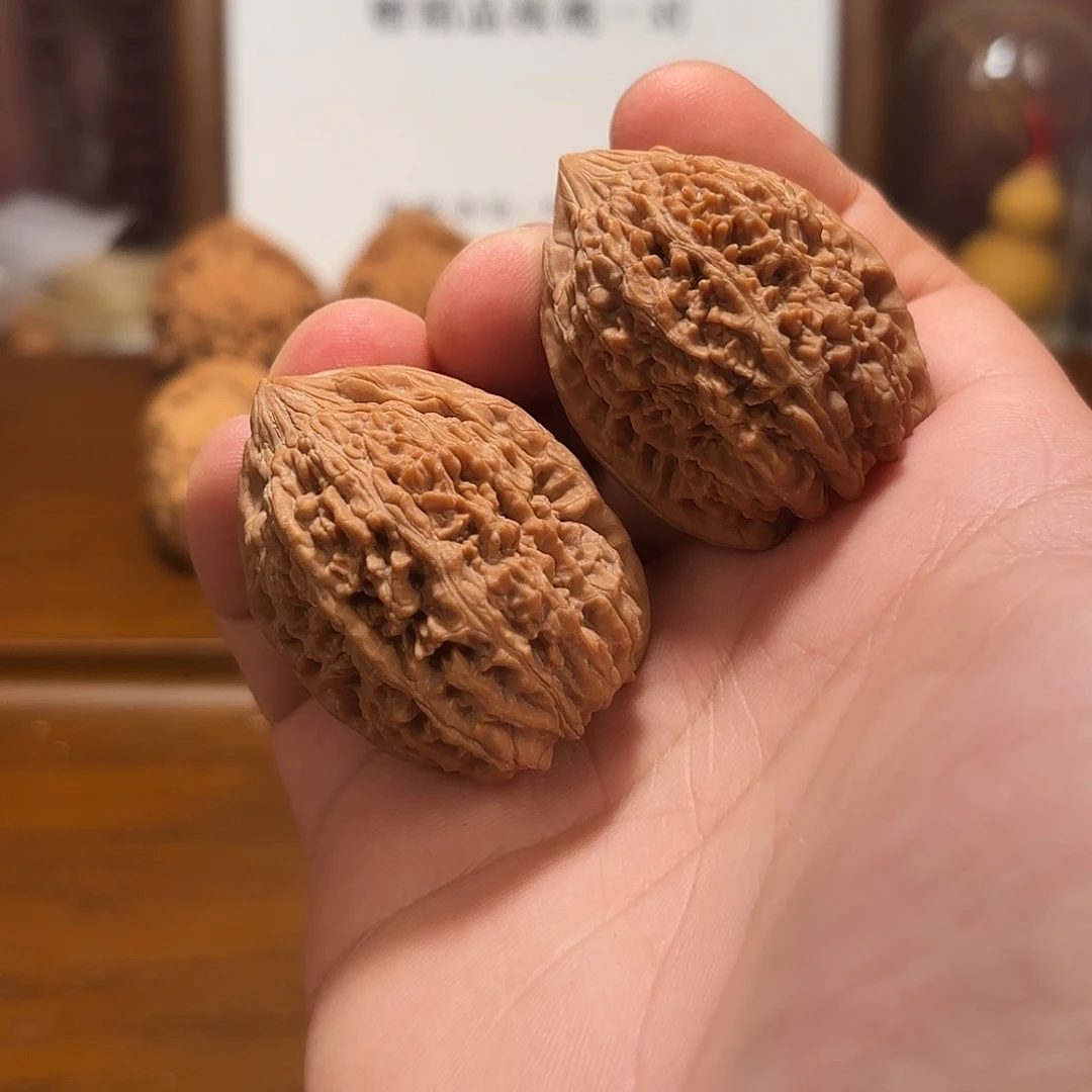 吊坠文玩核桃全品正尖大蒜头边34