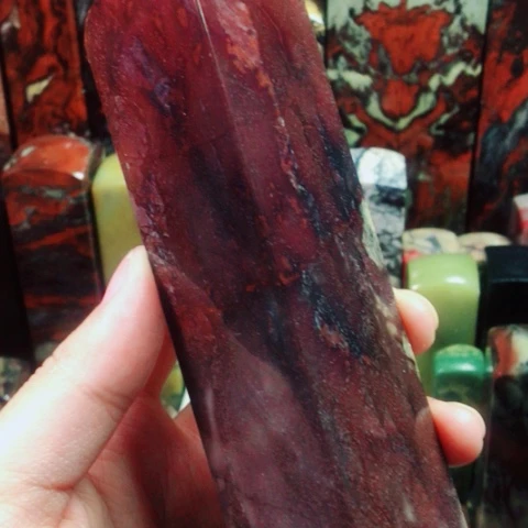 昌化石昌化紫云冻软底印章
