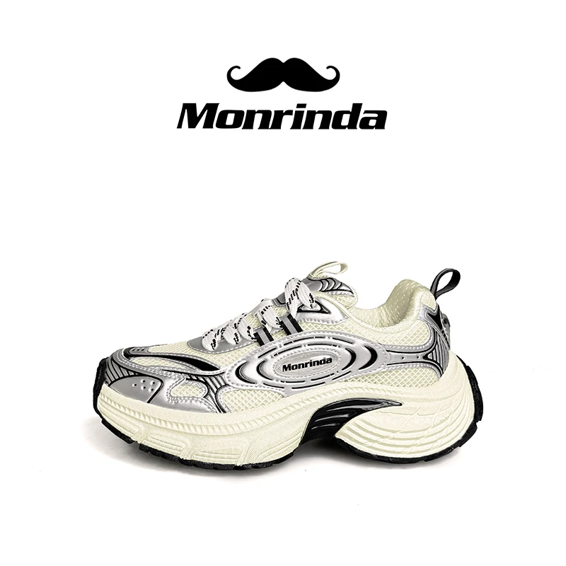 【韩国미린다】美年达Lunar皓月2025年男女同款百搭时尚增高老爹鞋