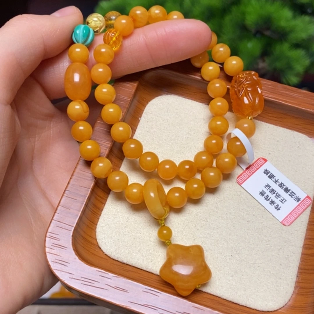 【闪购商品】手链蜜蜡未镶嵌手串