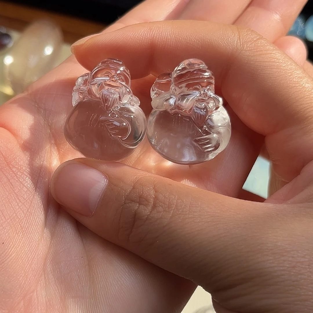 颈饰未镶嵌水晶白水财神32