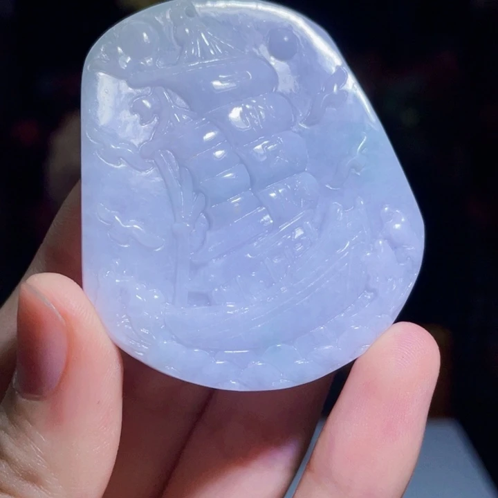 翡翠未镶嵌吊坠(不含链)A36