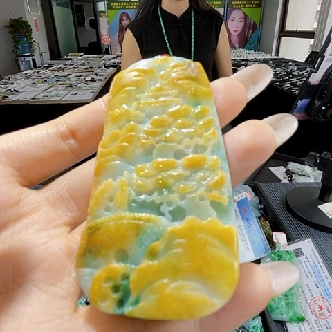 颈饰未镶嵌翡翠一个