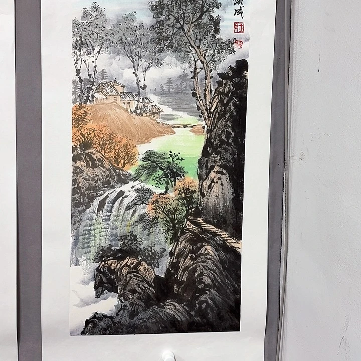 国画亲笔手绘放心去藏