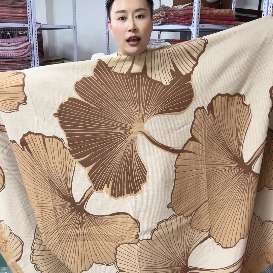 马小胖加大床盖银杏叶