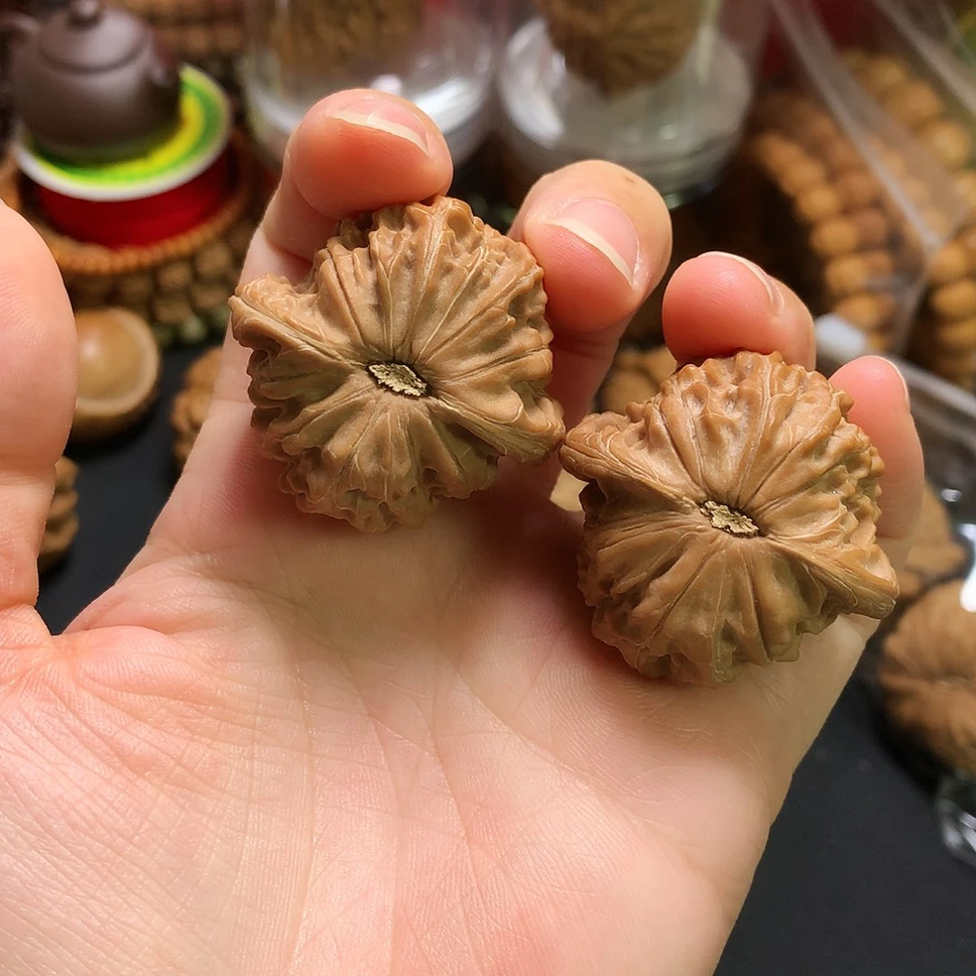 文玩核桃把件球磨