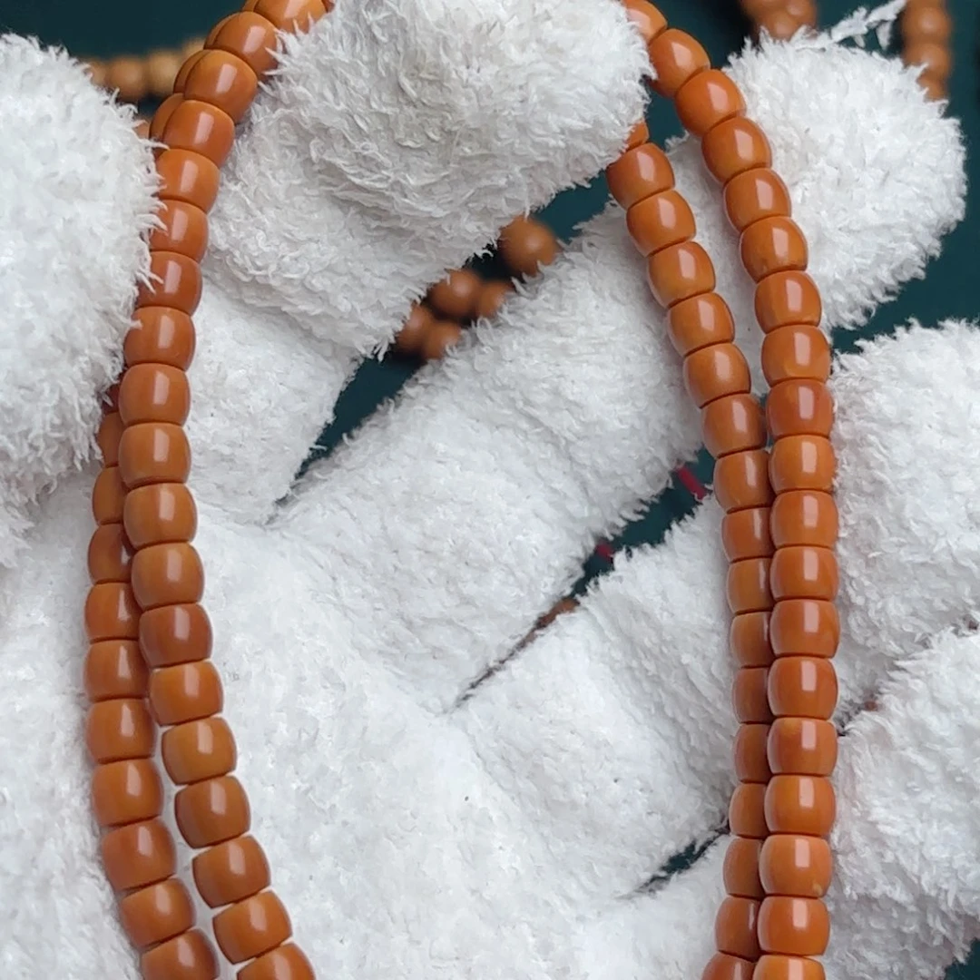 橄榄核手串丶****n核尖老挝脖挂6无白