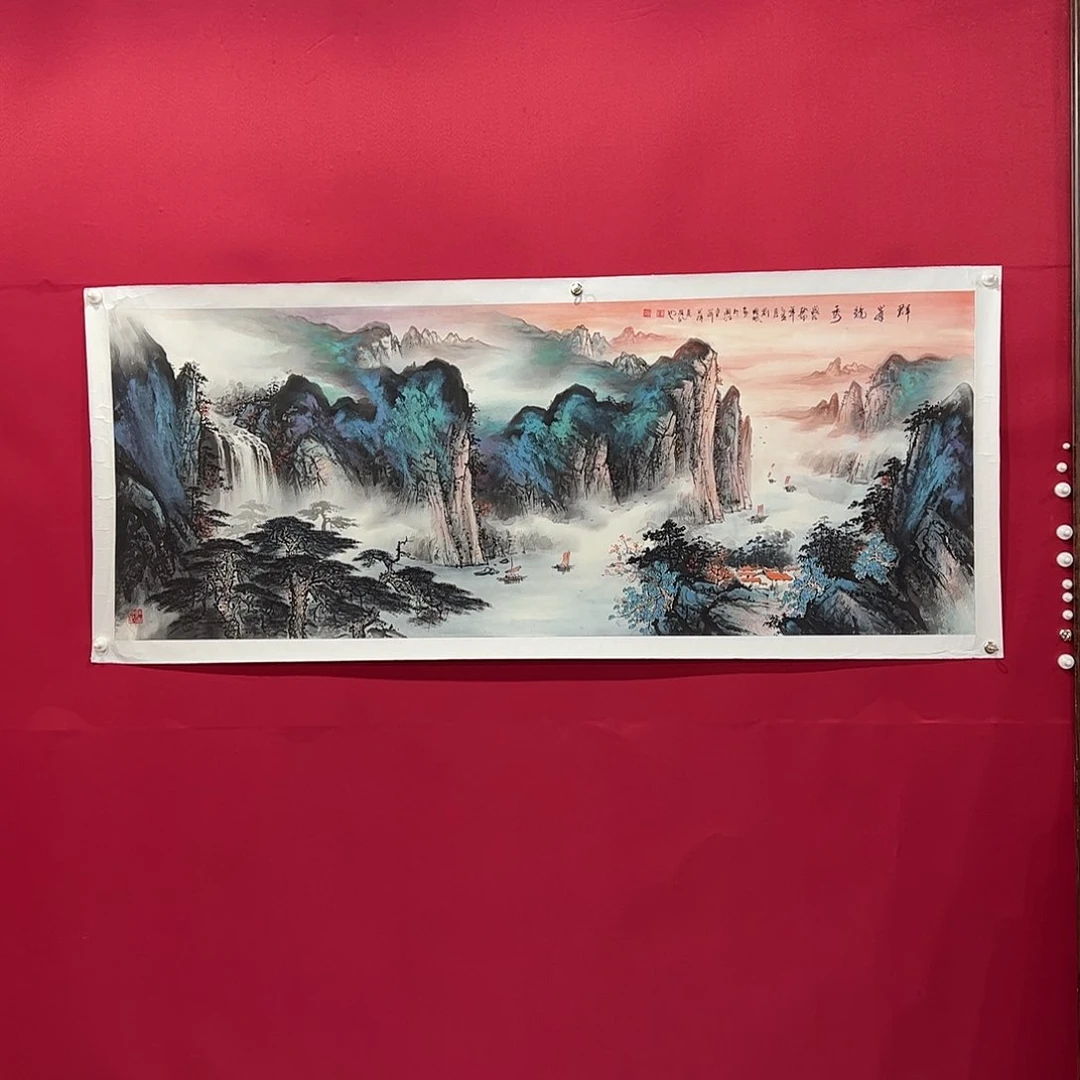 国画天***驼刘国斌小六手绘