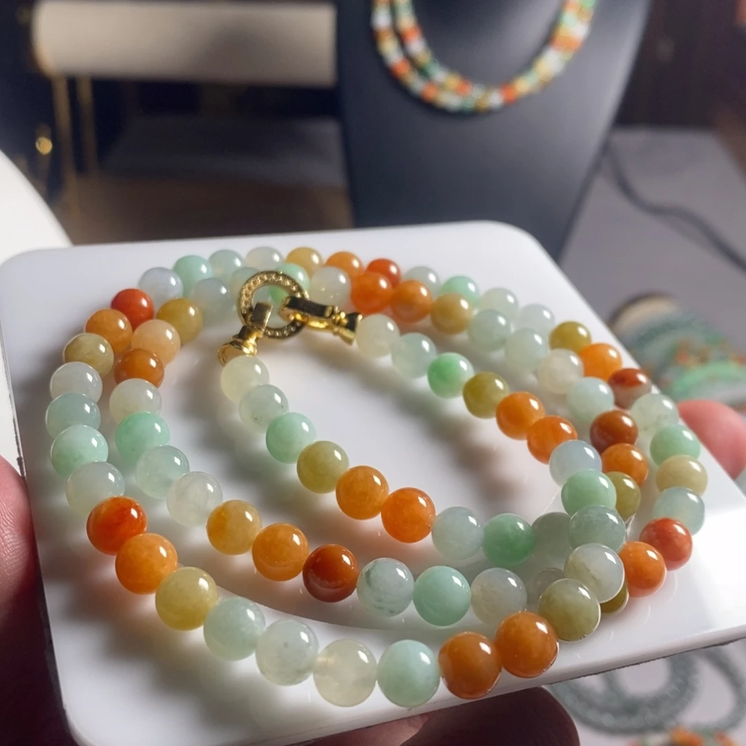 定制翡翠未镶嵌36 缅甸翡翠A货卡7.2