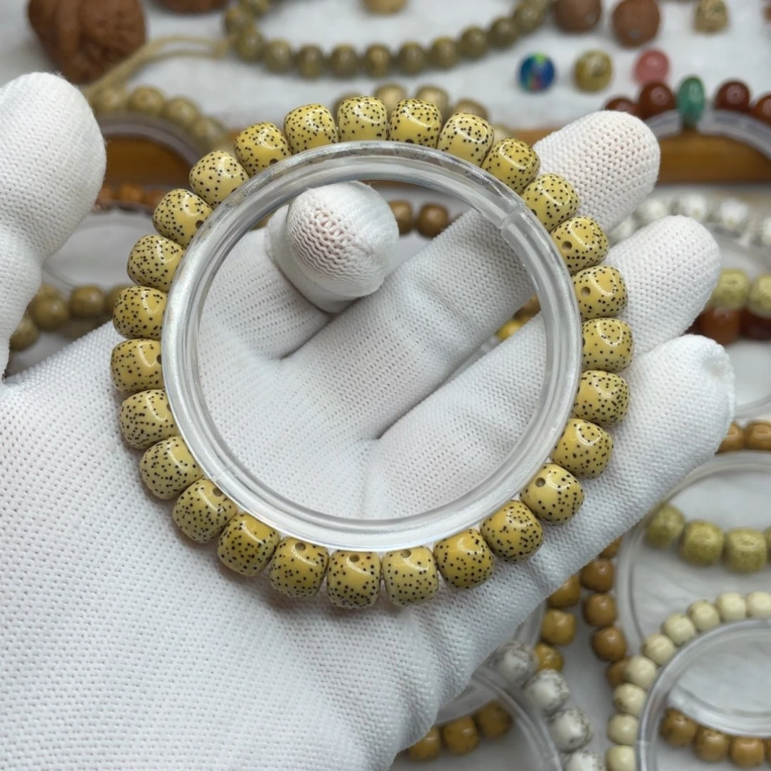 手串星月菩提8.5/7.5原白双留白