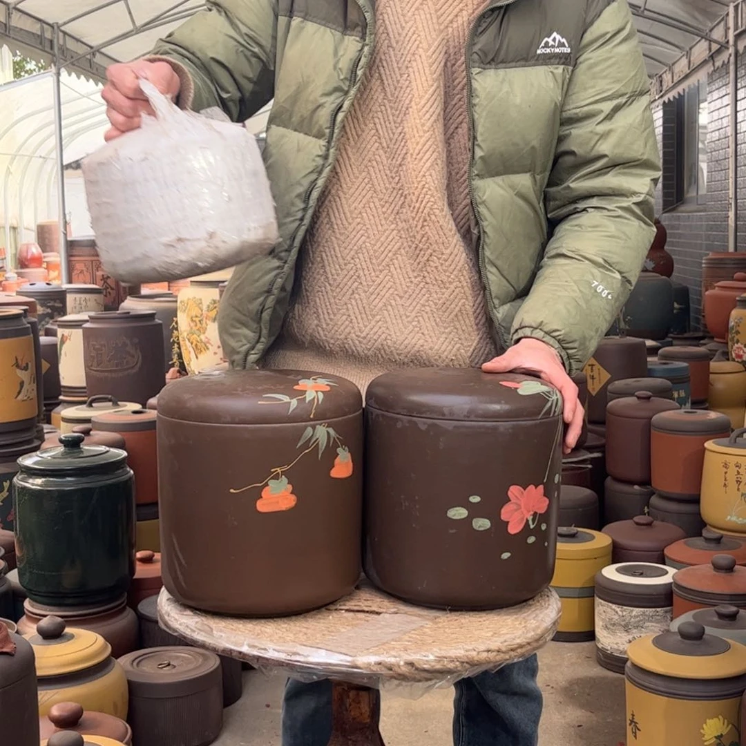 紫砂茶叶罐8 饼茶叶罐