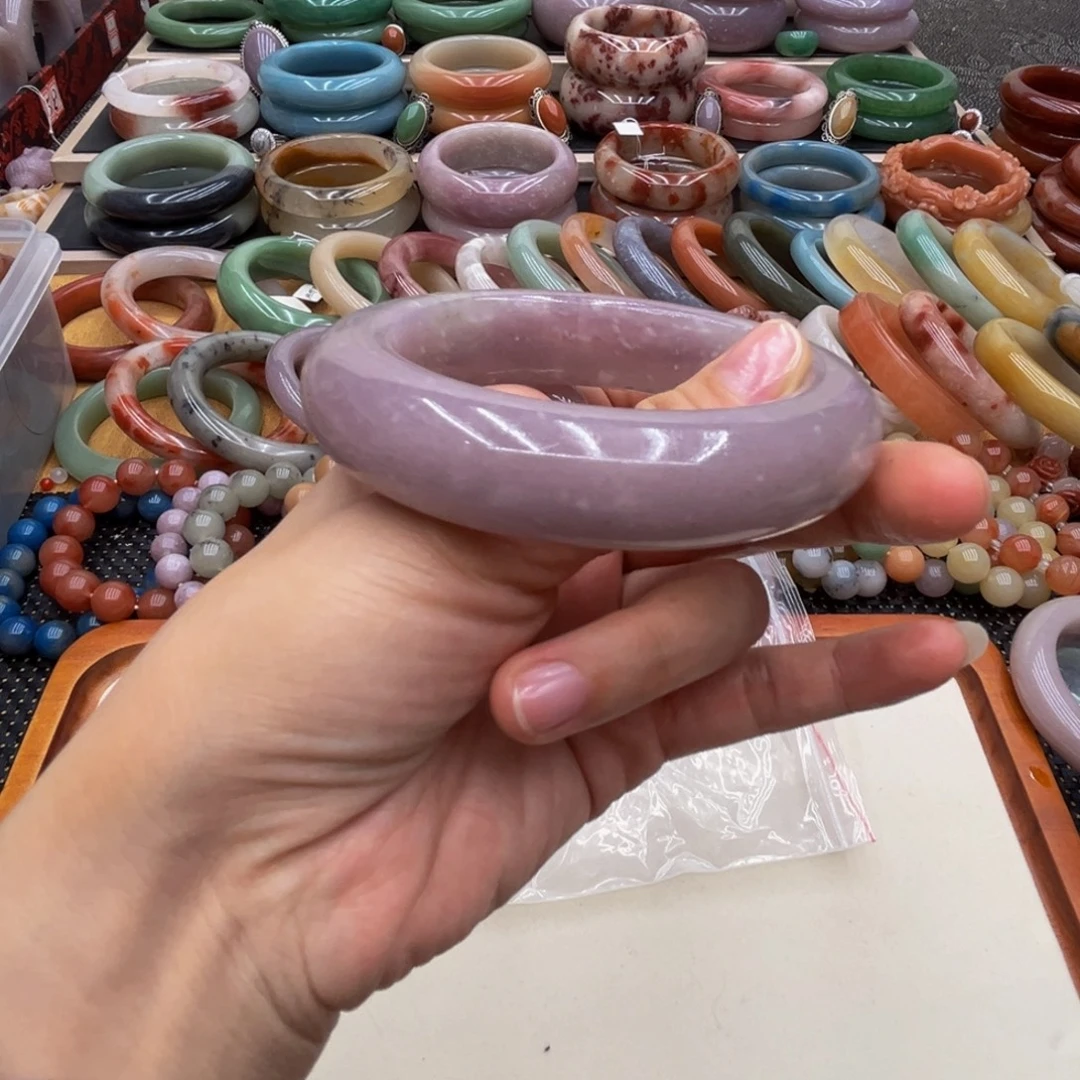 ****中石英质玉未镶嵌圈口56/58