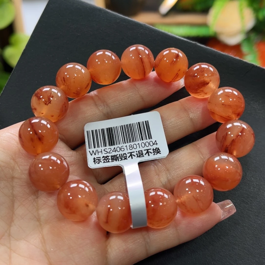 石英质玉手链未镶嵌渃*➕周周14